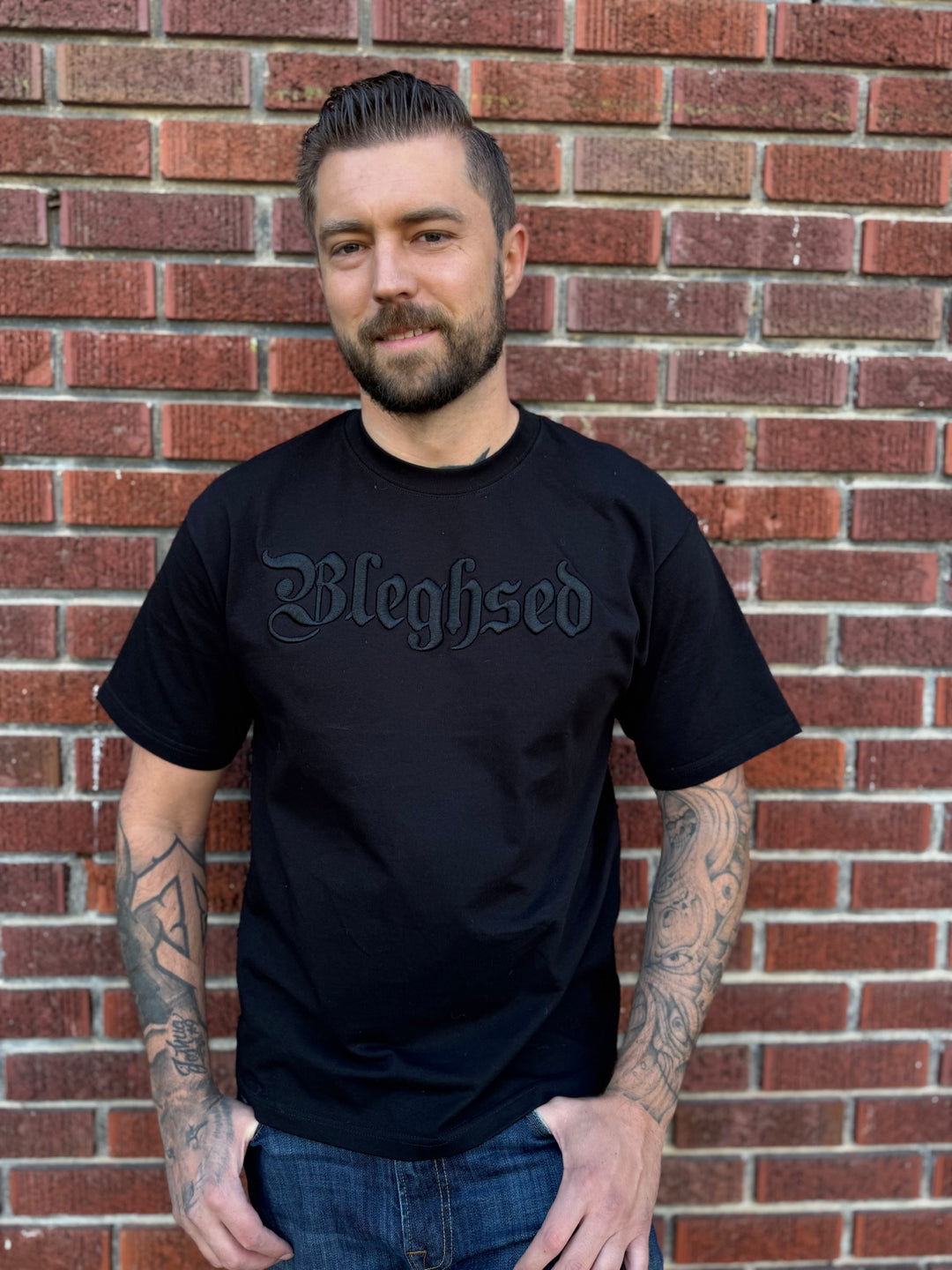 ***currently restocking preorder now*** "stitched up" bleghsed tshirt