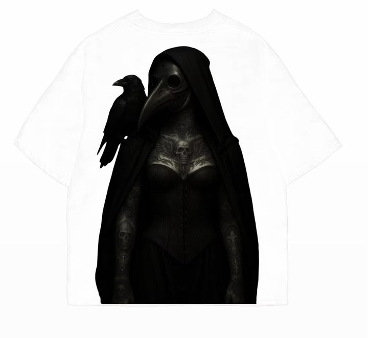 Oversized heavyweight "Plague Dr" t shirt